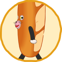 なぞのフランスパン